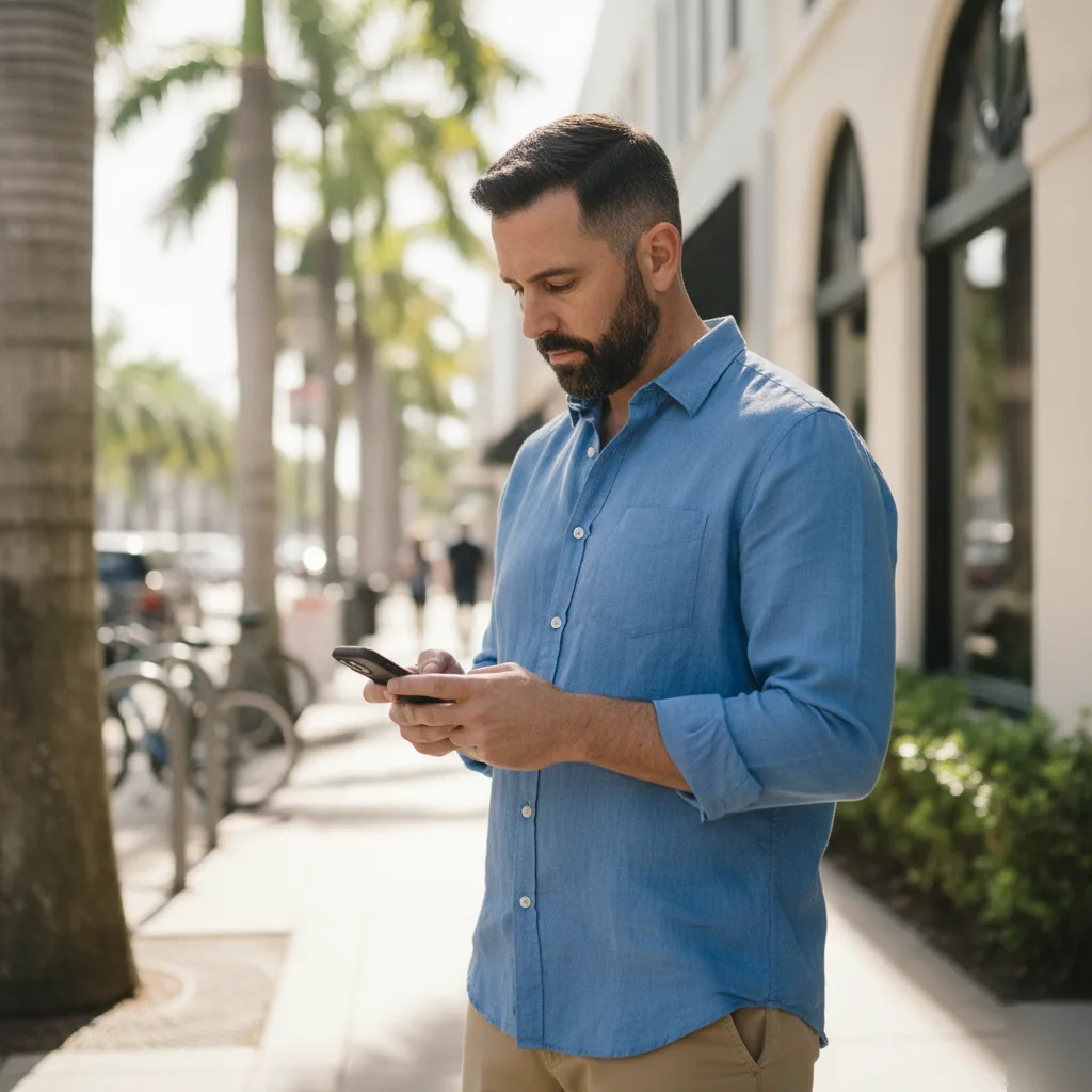 Men's Haircut in WPB for Everyday Style by A Better Cut Salon