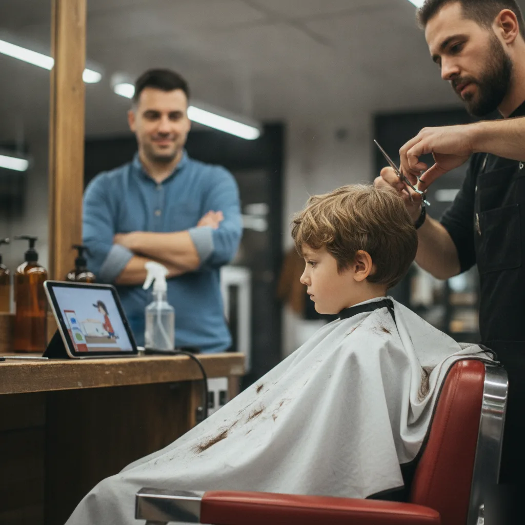 Boy's Haircut in West Palm Beach by A Better Cut Salon